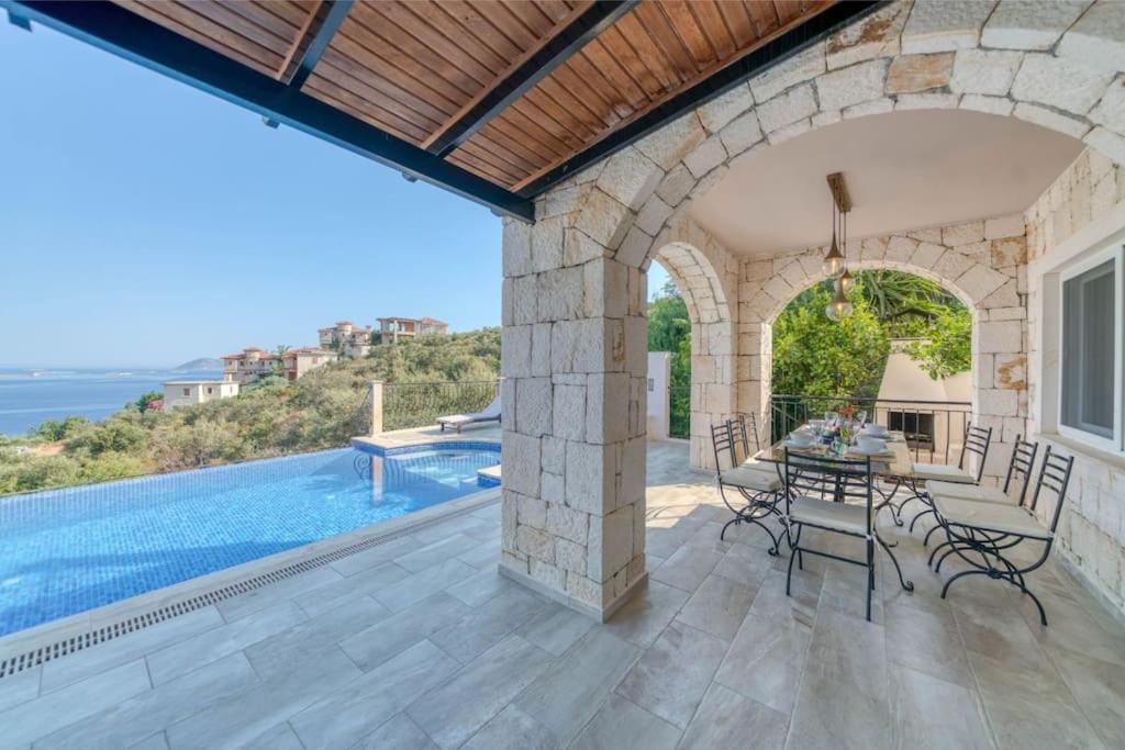 Villa Yaz Amazing Sea View And Meis Island View Kaş Exterior foto